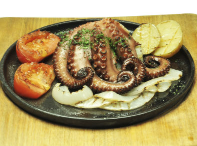Pulpo a las brasas